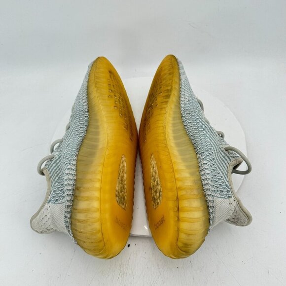 Adidas Yeezy Boost 350 V2 Men Sz 11 FW3043 Cloud White Blue Non-Reflective Shoes - Picture 6 of 11